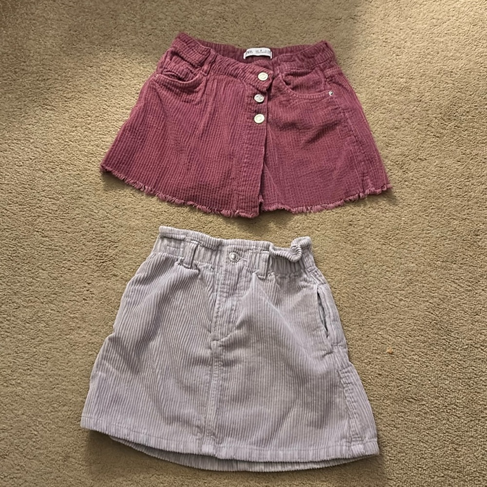 Set cordoroy zara girls bottoms